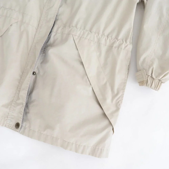 Vintage Cottage Essentials Beige Zip Up Lightweight Jacket Size Small - Picture 13 of 14